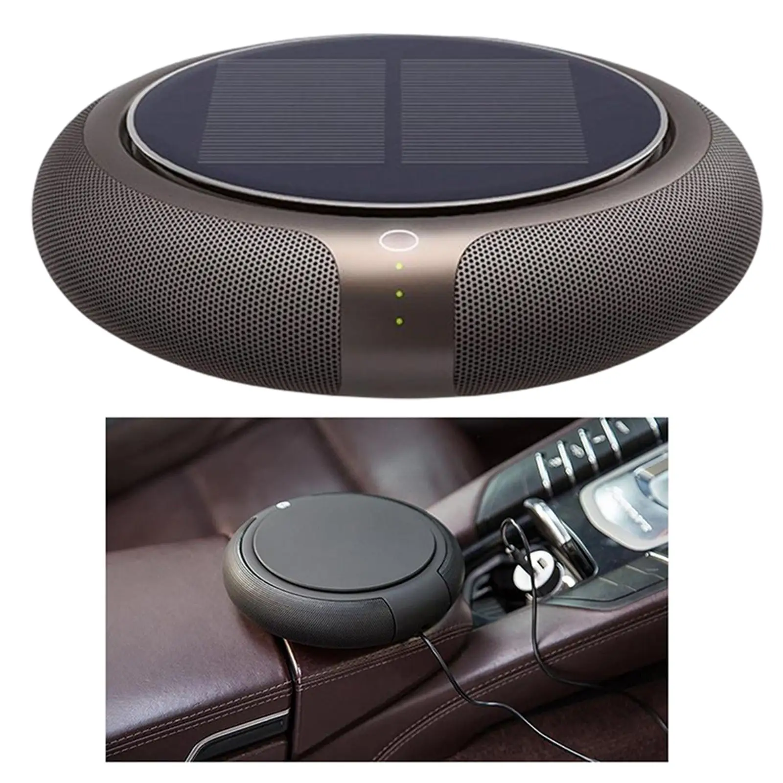 Car Air Purifier Portable Air Cleaner Fits for Vehicle Wardrobe Pet Home