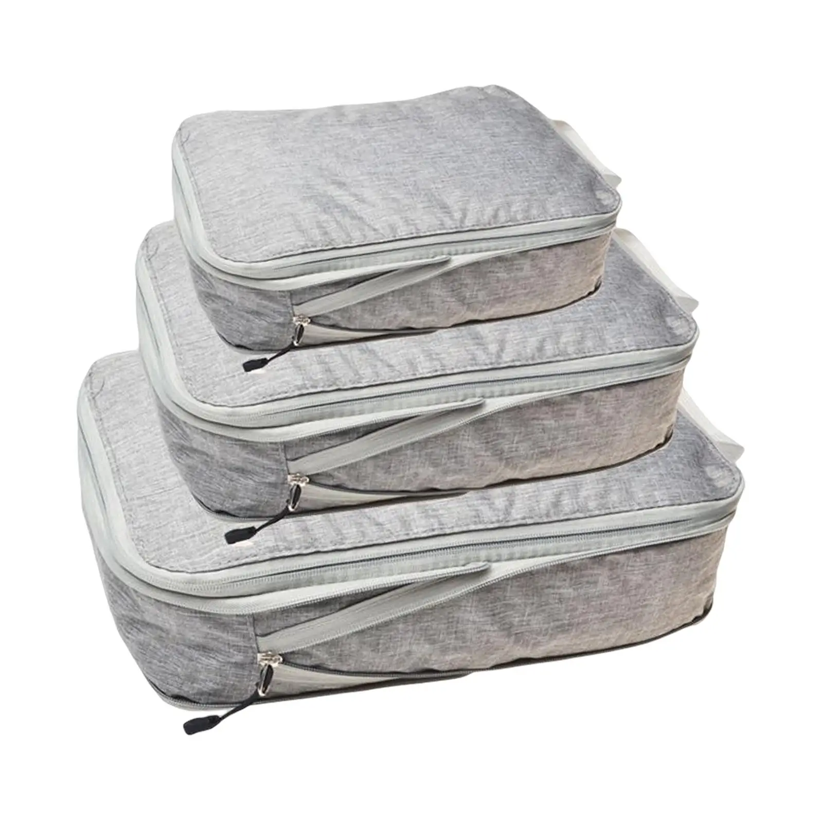 3 Pieces Waterproof Luggage Organiser Lightweight Clothes Storage Bags
