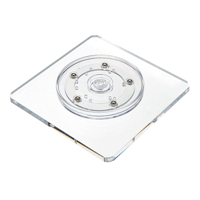 Description Picture 3 of itemAcrylic Square/Round Cookie Turntable Mini Cake Cupcake Decorating Turntable With Anti-Slip Silicone Mat Decaration Supplies 09