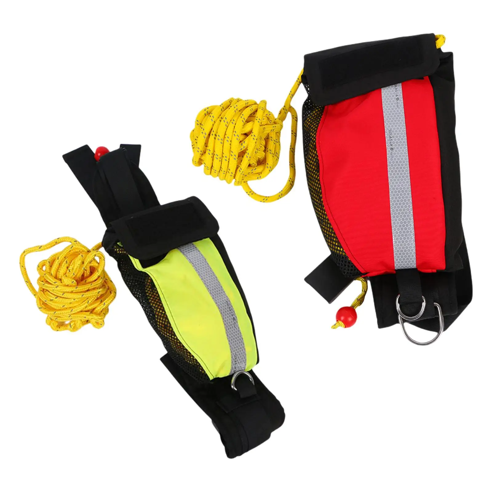 Portable Rescue Throw Bag Floating Rope Ice Fishing Boat Reflective Line Accessory