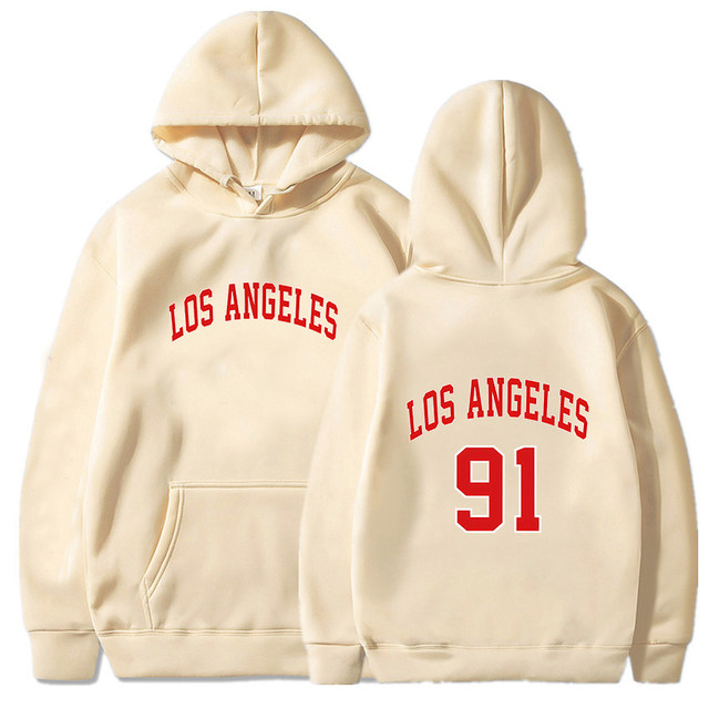 Los Angeles 91 Team Uniform Mans Hoodie Harajuku Comfortable