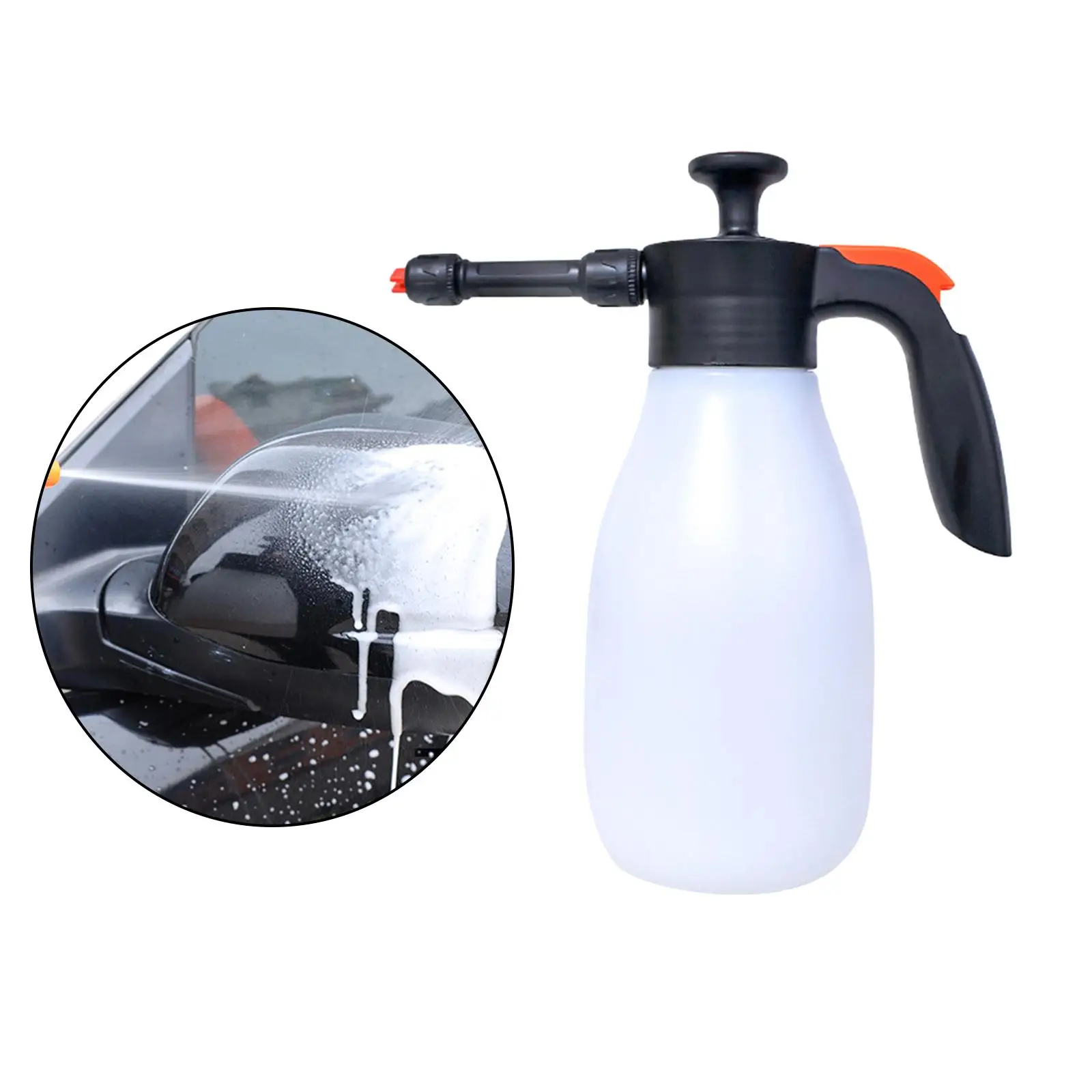 Foam Watering Can High Pressure Washer Spray Nozzle Fit for Car Washing Pets Showering