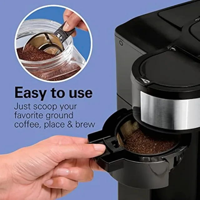 Hamilton Beach Programmable Coffee Maker, 12 Cups, Black, 2023 - AliExpress