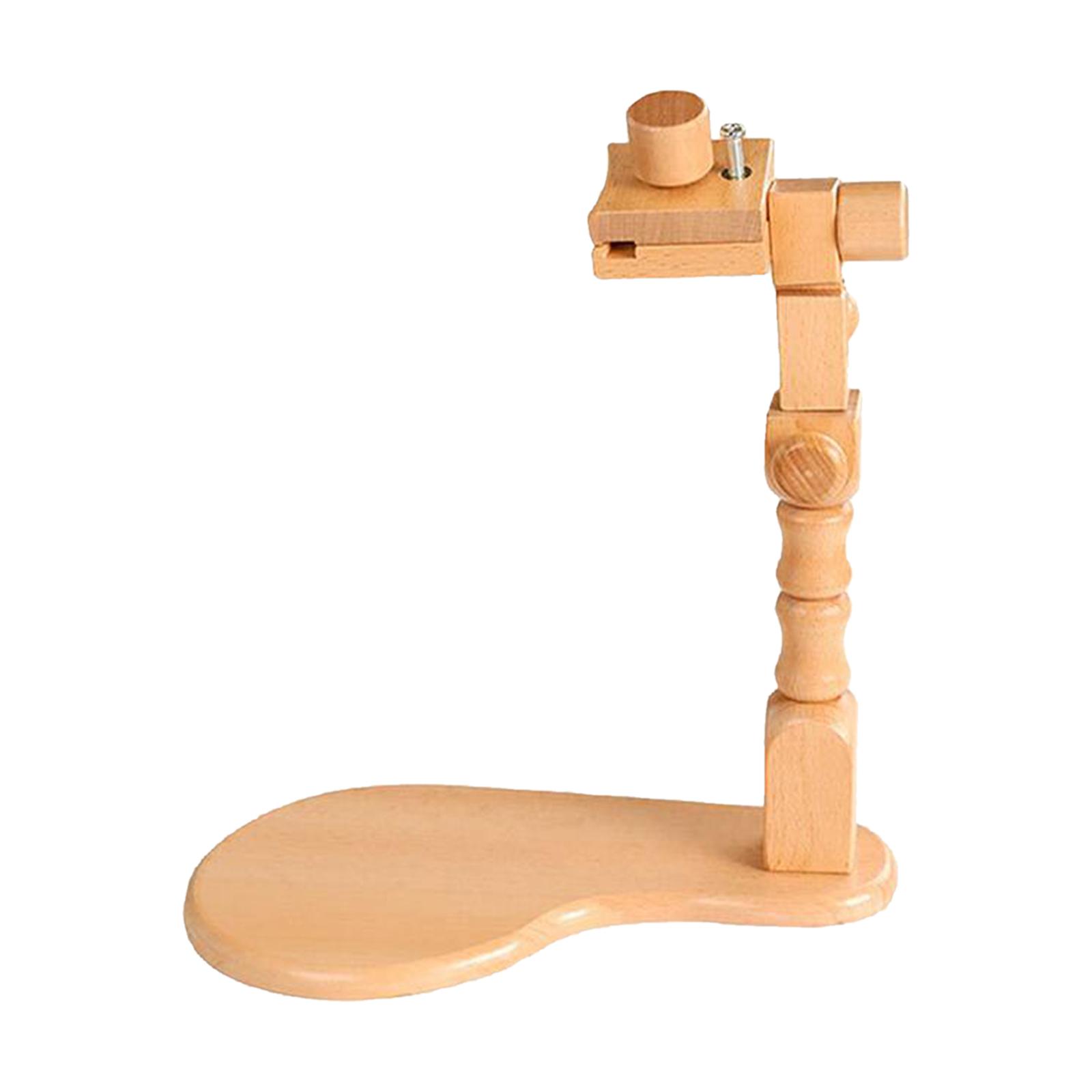 Cross Stitch Hoop Holder Rack Tool Turned DIY Art Craft Supplies Rotation