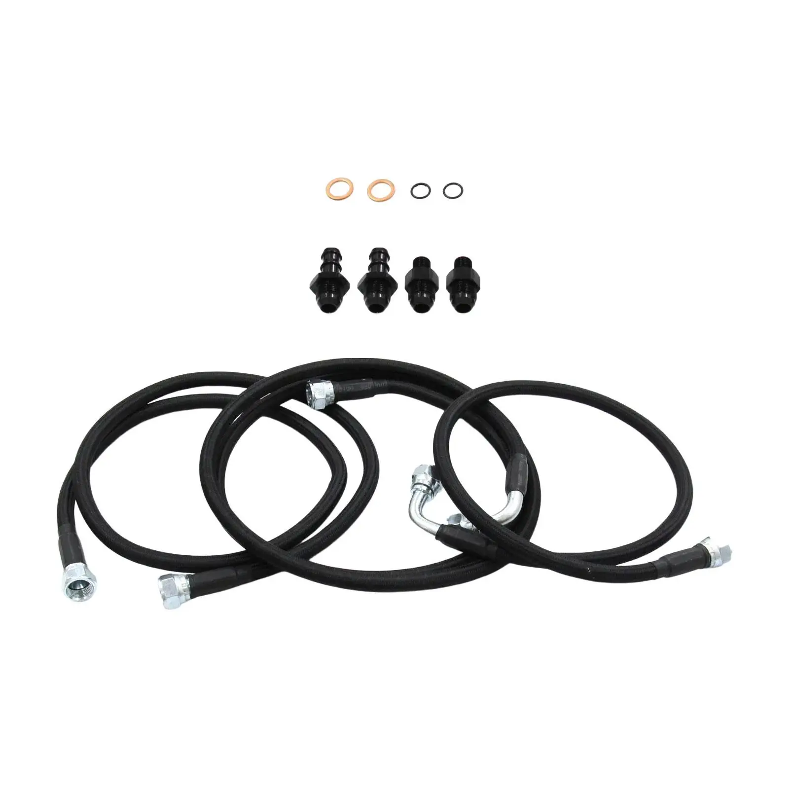 Transmission Cooler Hose Line Kit Prevent Leaks Professional Accessory Replacement Parts for 48RE Transmissions 2003-2007