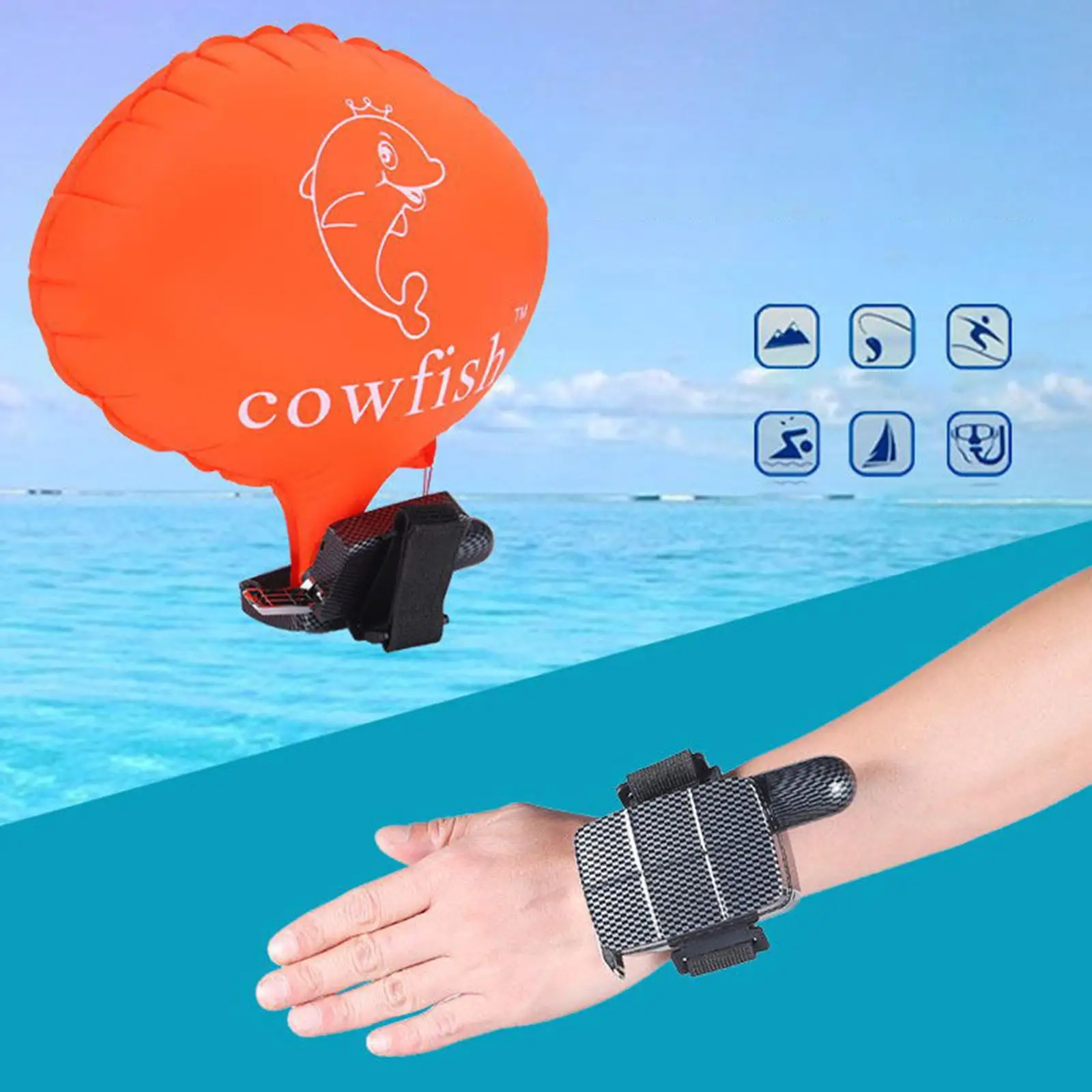 Anti Drowning Bracelet Swimming Quickly Inflated Equipment Flotation Device