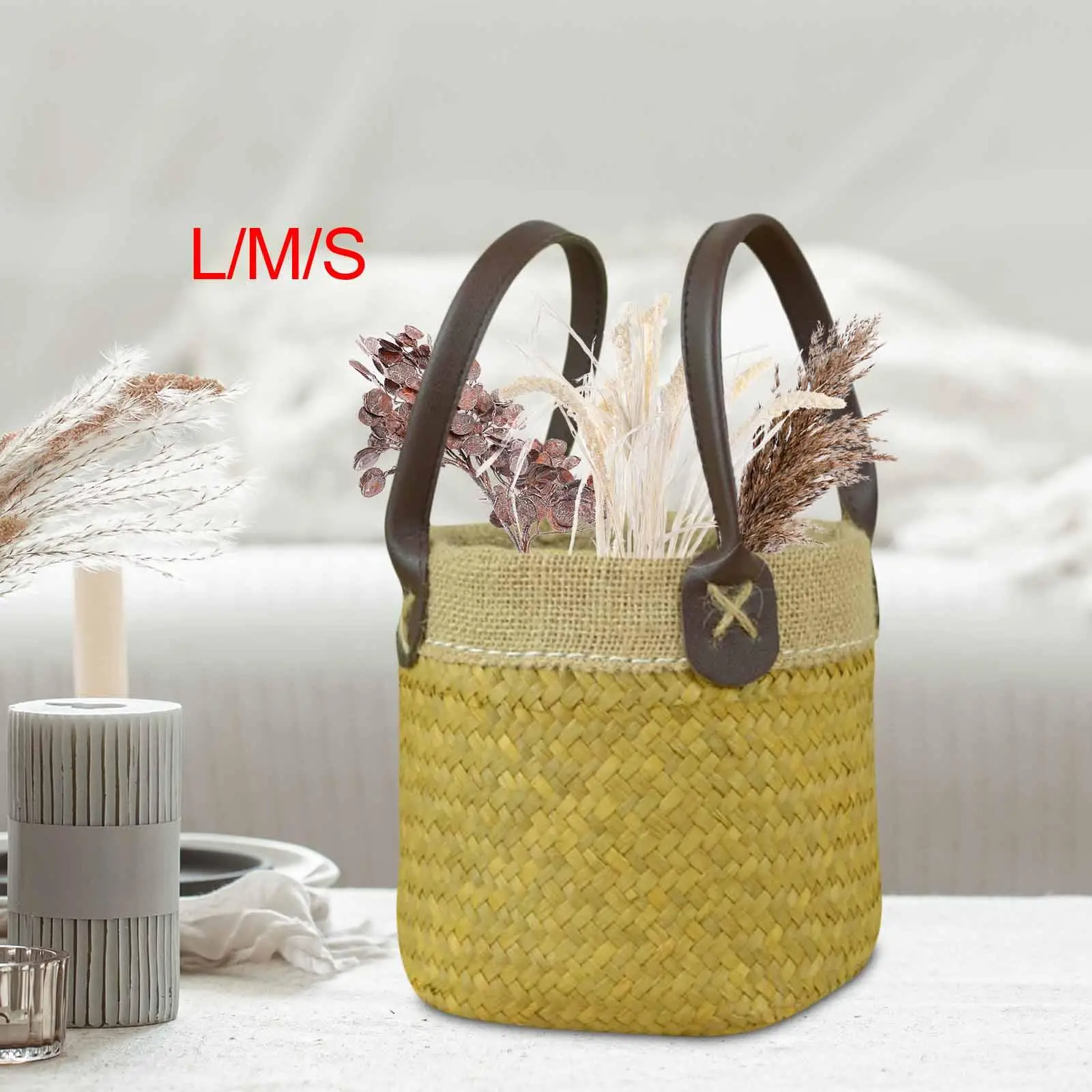 Flower Basket Sundries Organizer Container Decoration Flowerpot for Bedroom Party Balcony
