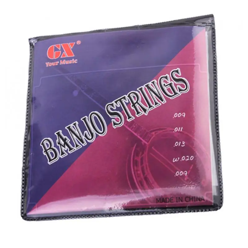 Banjo String Hexangular Steel   Wound 009 .011 .013 .020 .009