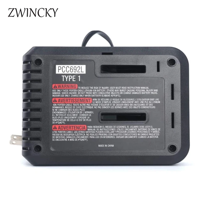 New Replacement Lithium Battery Charger For Black&Decker For PORTER  CABLE/Stanley Lithium Battery Charger 2A 10.8-20V 100-240V - AliExpress