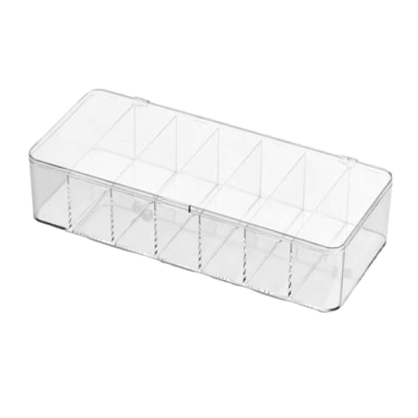 Data Cable Storage Box Cable Organiser Clear Electronics Organizer Boxes for Candy Paper Clips Small Clips Bracelets Buttons