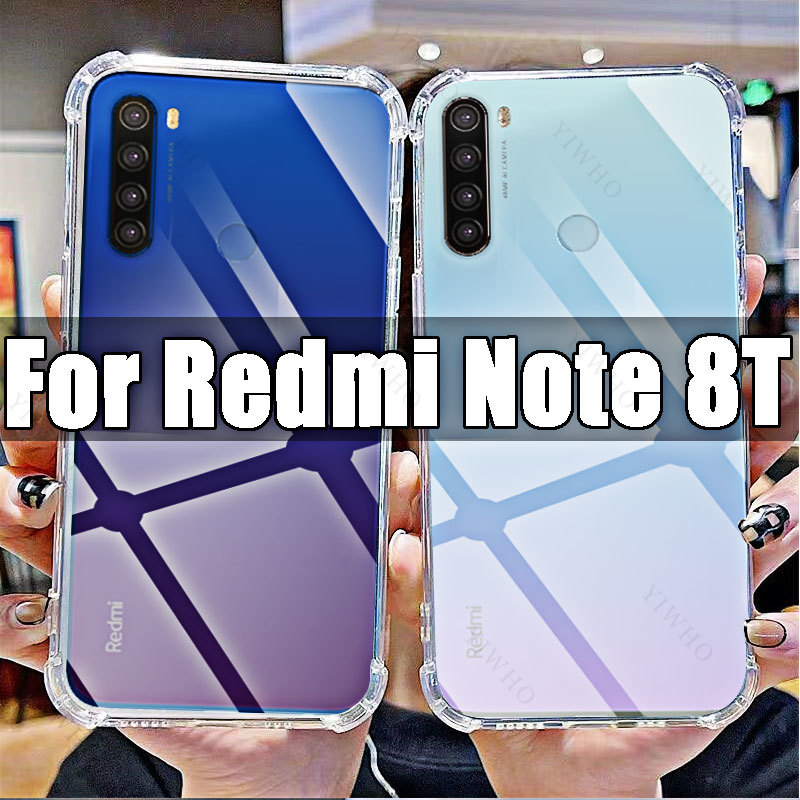 Weiche, stoßfeste, transparente Silikonhülle für Xiaomi Redmi Note 8T, transparente TPU-Hüllen für Redmi Note8T 6,3 Zoll M1908C3XG Sicherheit – Detail 1