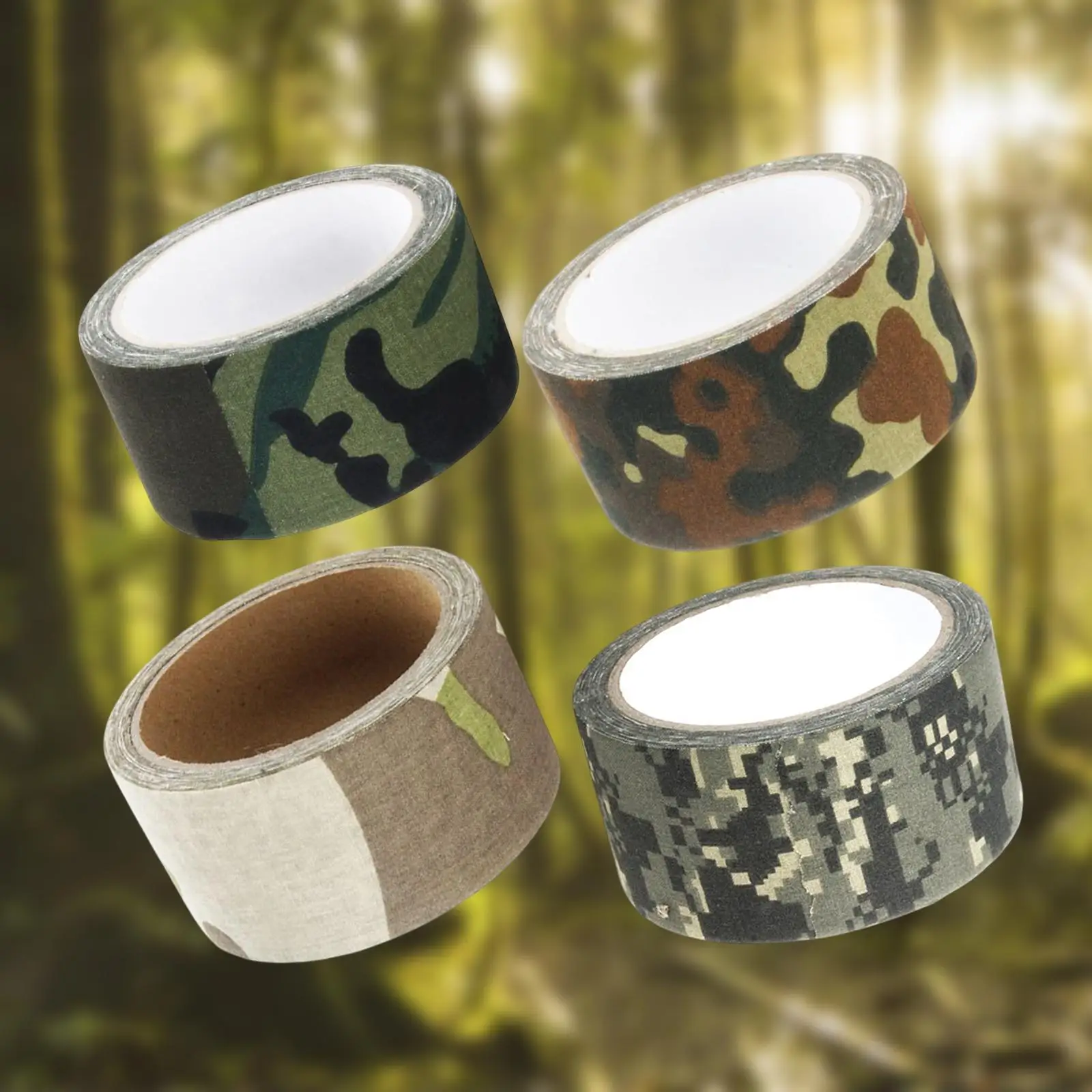 Self Adhesive Tape Wrap Tape Self Adhesive Bandage 1 Roll 10 Meter Long for Hunting Outdoor Hiking Camping Fishing