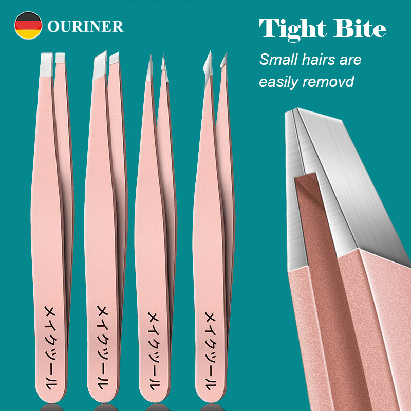 Best of Precision Stainless Steel Tweezers For Eyebrow Hair Facial Hair Removal, Splinter, Blackhead Slant Tip Angle Tip Pointed Tip Reviews & Tips