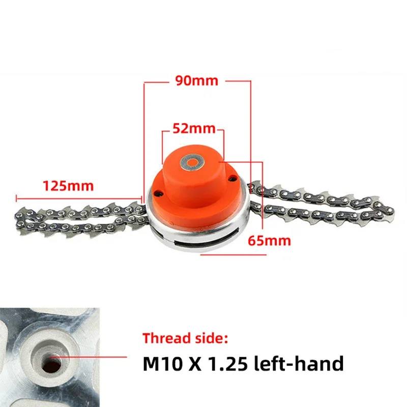 Title 6, Universal Lawn Mower Chain Trimmer Head Chain B...