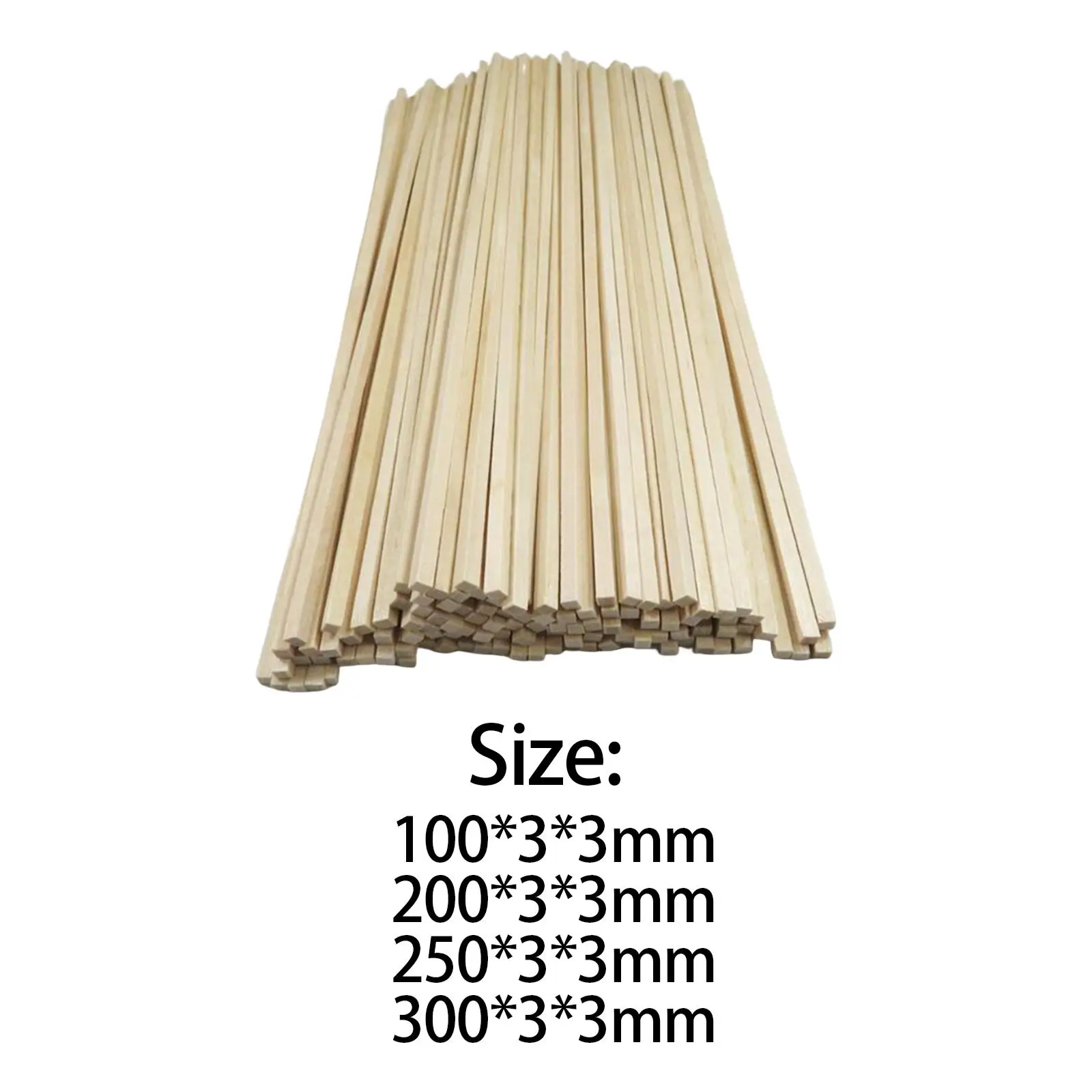 50 Pieces Unfinished Wood Sticks Small for Crafts Home Decor Kid`S Crafts