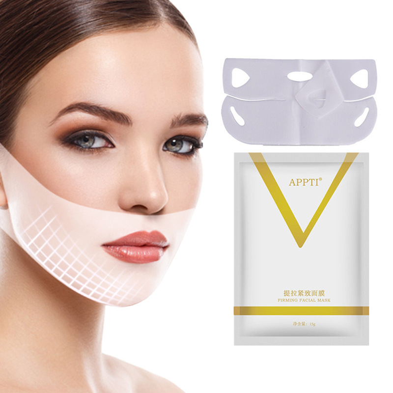 Best of Reusable Silicone Face Lift Mask Soft Gel Anti Wrinkle Tape Skin Whiten Bandage Slimming Belt V Shape Patch Reduce Double Chin Reviews & Tips