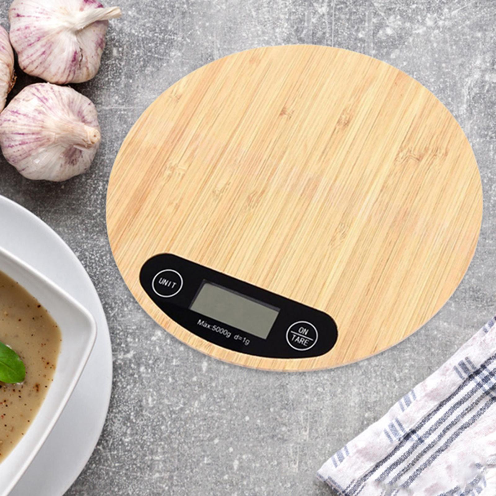 2 in 1 Kitchen Scale Weight Grams oz Battery Operated Cutting Measuring Separating Electronic Portable Food Scale for Cooking