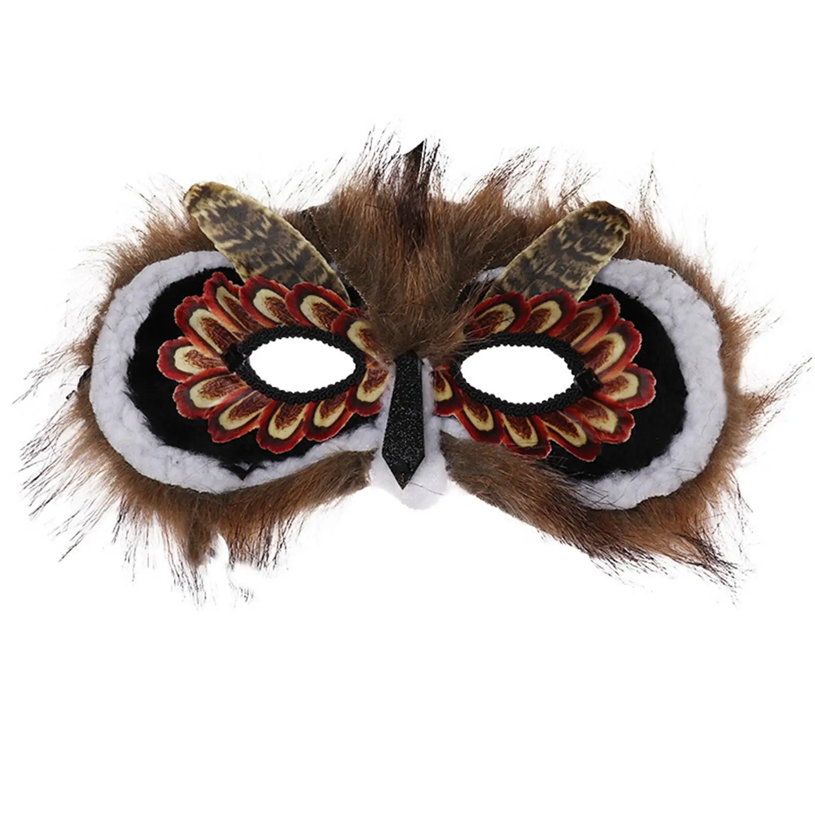 Novelty Animal Owl Mask Wings Cosplay Costume Supplies Face Cover Role Play for Women Masquerade Children