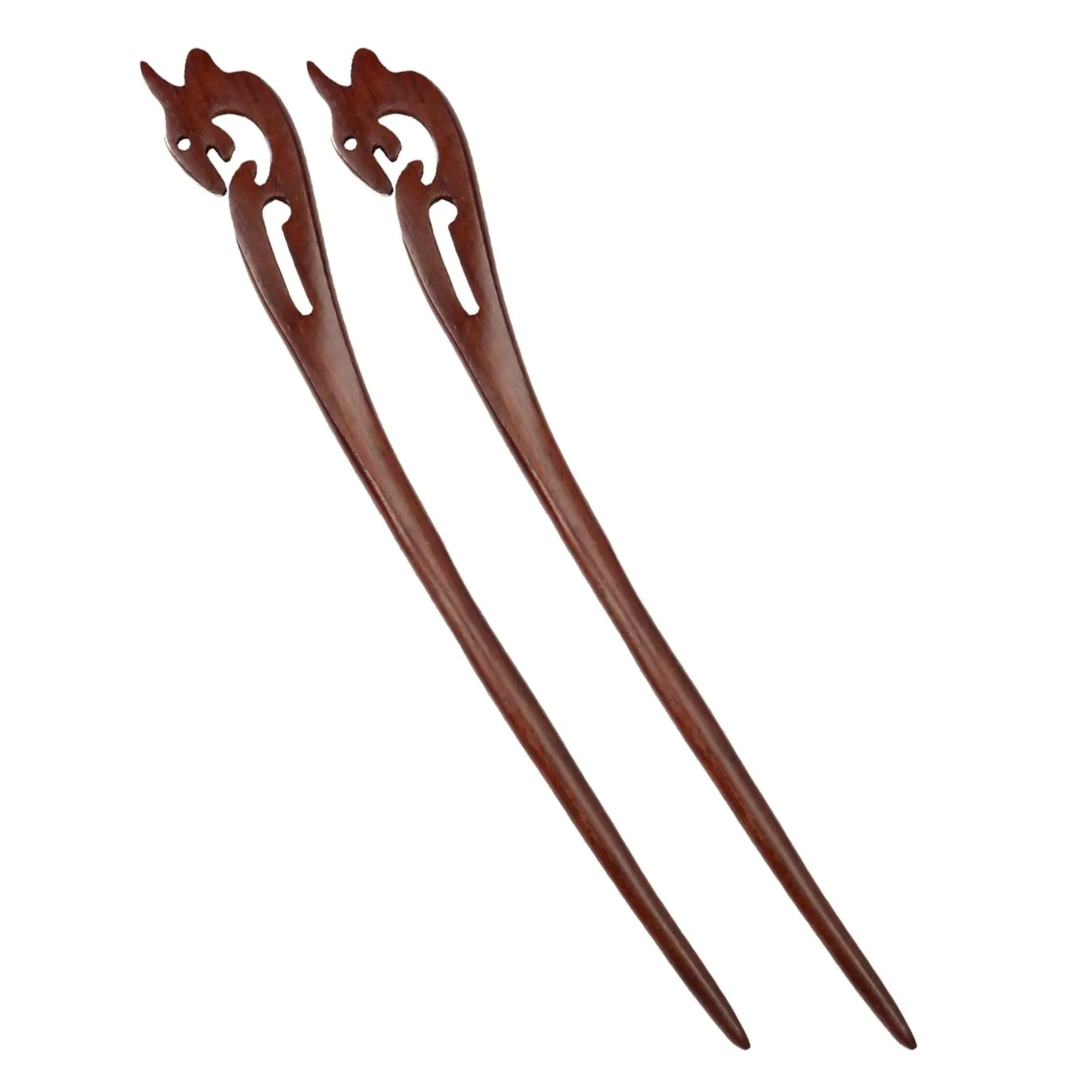 Hair Chopsticks Hairpin Novelty Wooden Hair Stick for Daily Activities Gift