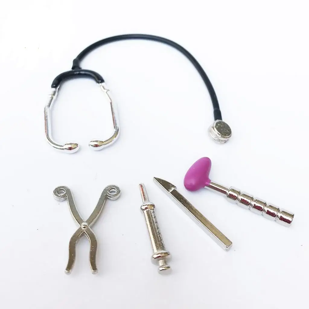 Dollhouse Miniature Accessory Doctors Set Scissors 