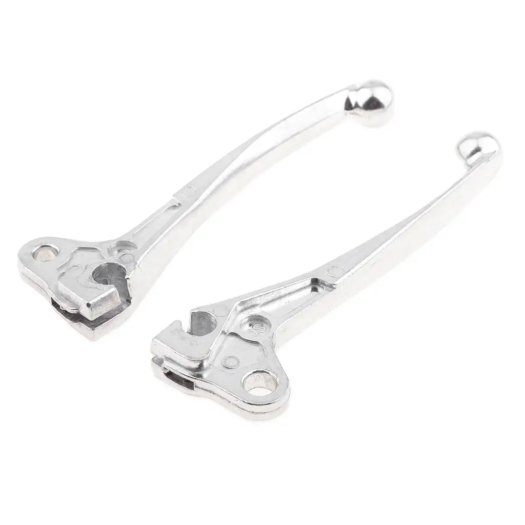 Chrome  Front Rear Brake Lever Set for  PW50 PW 50 