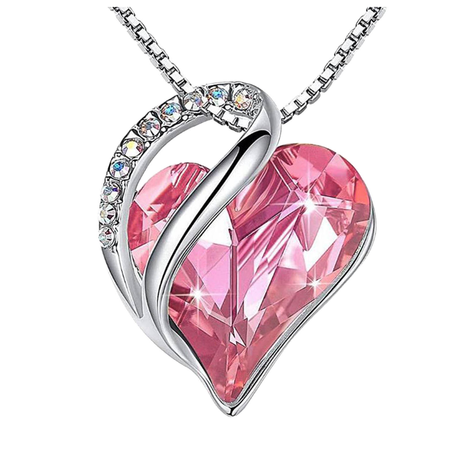 Swarovski Infinity Heart колье