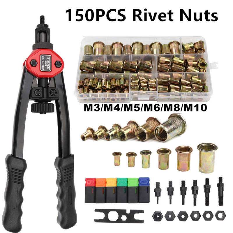 Mão de rosca Rivet Nuts Gun, Manual