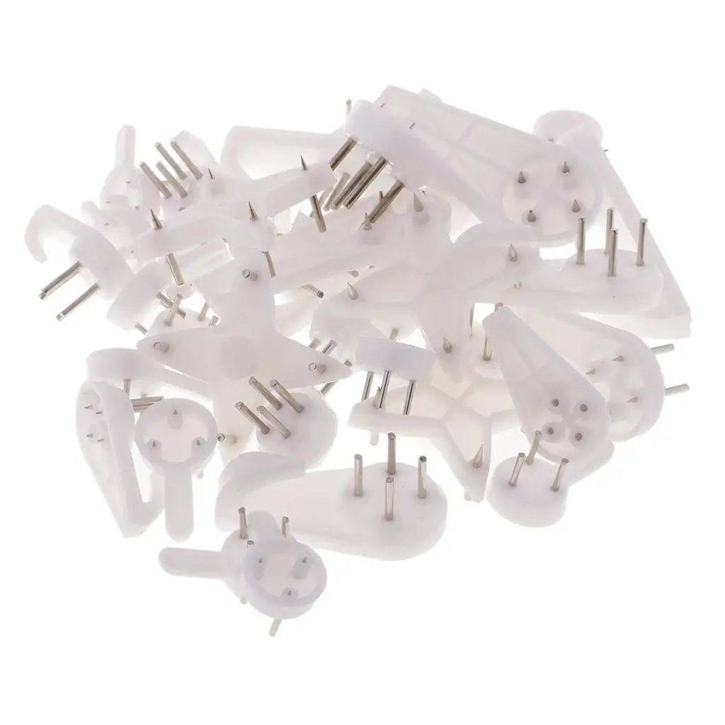 40 4 Types Multi Function Drywall Picture Hanging Hooks Hangers Non- Picture Hook Wedding Photos Mirror Wall Studs