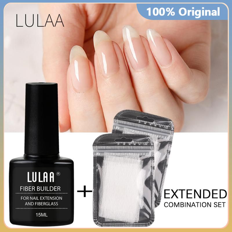 Best of 15ml Nail Extension Glue Nail Gel Quick Building Gel With Nail Extension Fiberglass Silk Nail Wrap Glue Set Manicure Nail Form Reviews & Tips