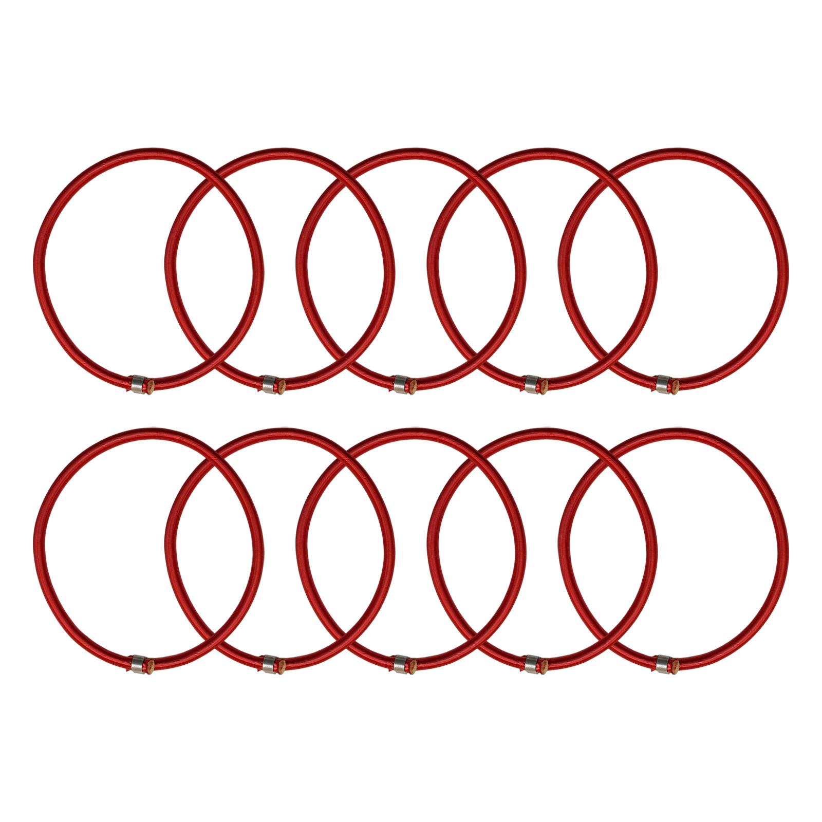 Description Picture 4 of item10Pcs Trampoline Elastic Rope 8mm Elastic Ties Bungee Cord Stretch Cord for Indoor Trampoline Tarp Fitness Trampoline Tent