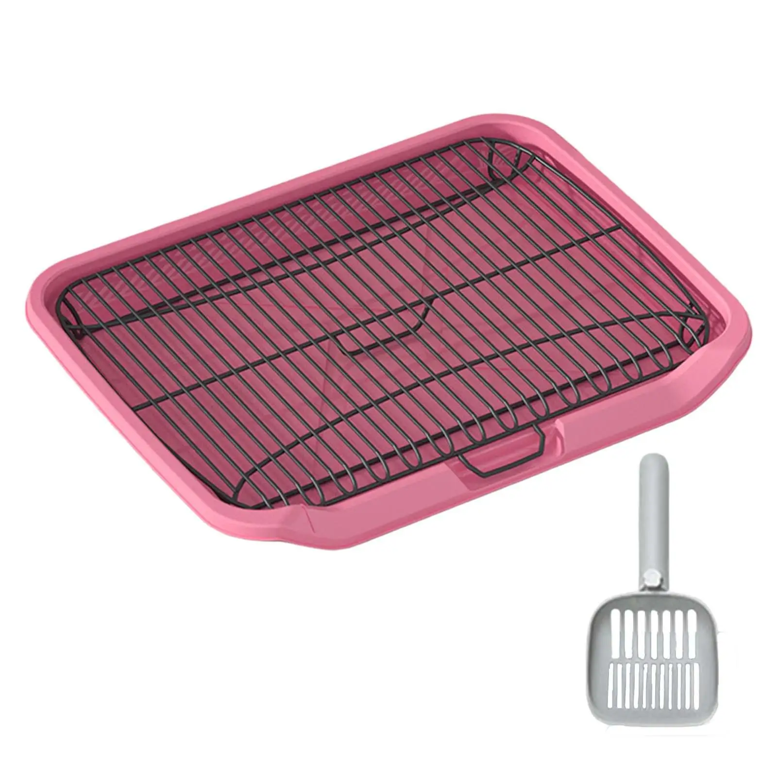 Dog Toilet Puppy Training Potty Tray Litter Box for Small and Medium Dog Cleaning Tool Trainer Corner Puppy Pee Pad Holder