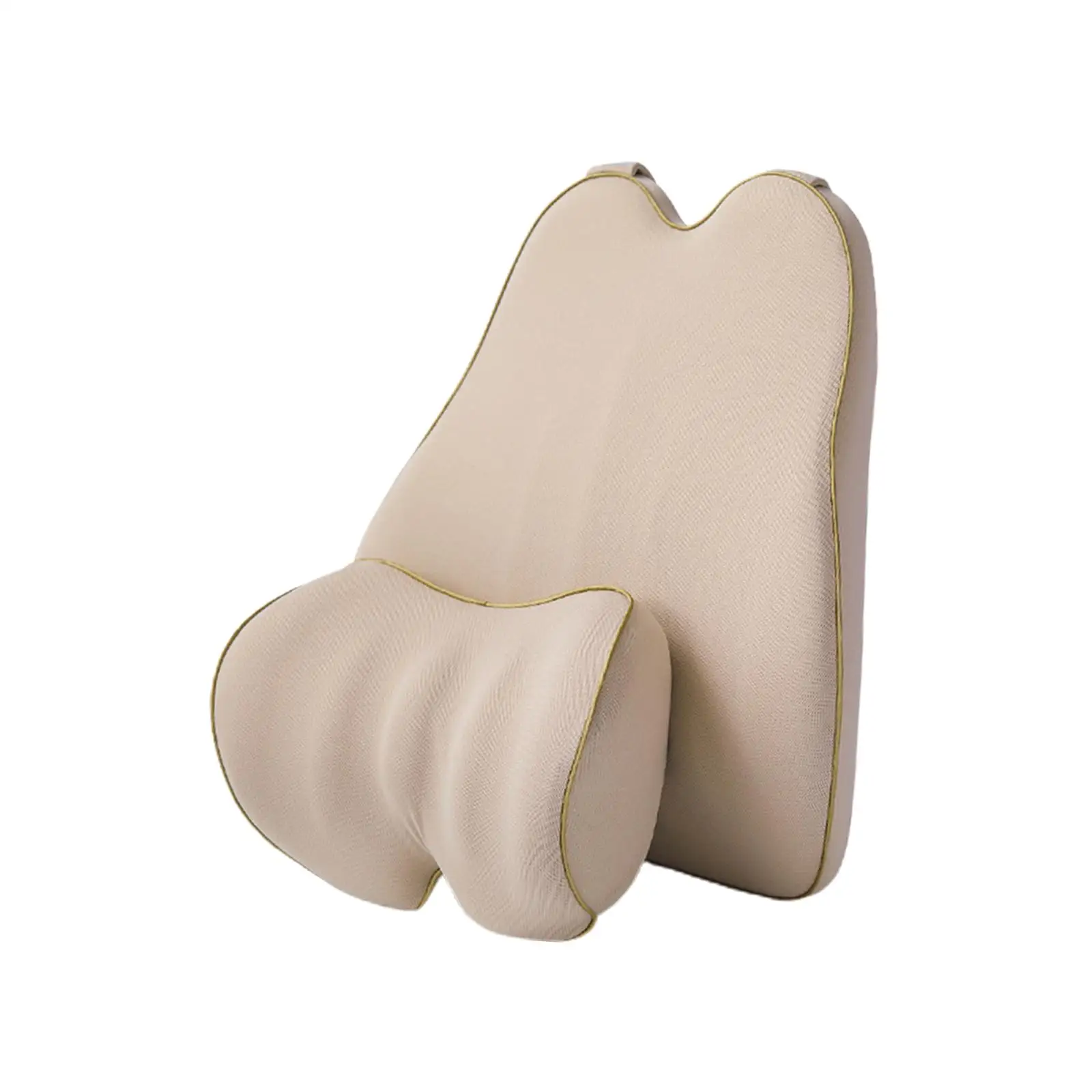 Car Back Cushion Lumbar Support Memory Foam Lumbar Support Cushion for Gaming Chair Lower Back Support Cervical Headrest