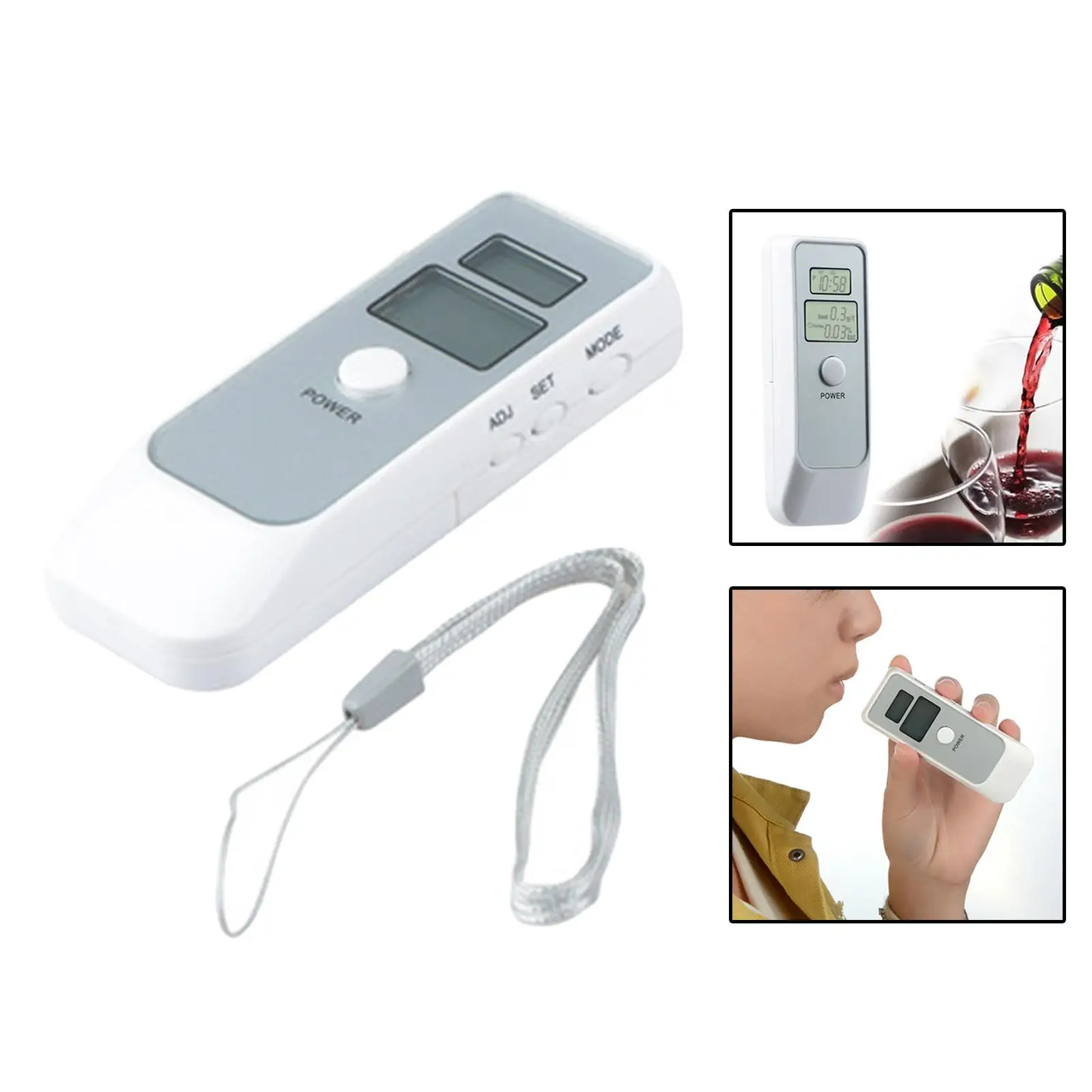 Digital Breath Alcohol Tester High Sensitivity for Drivers Personal Use