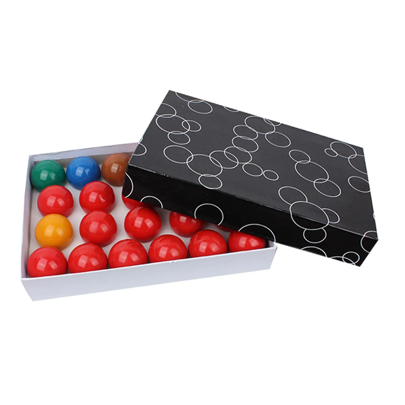 22Pieces Snooker Ball Set, Pool Table Balls, Resin Colorful Billiard Balls for Leisure Sports Snooker & Billiard Accessories