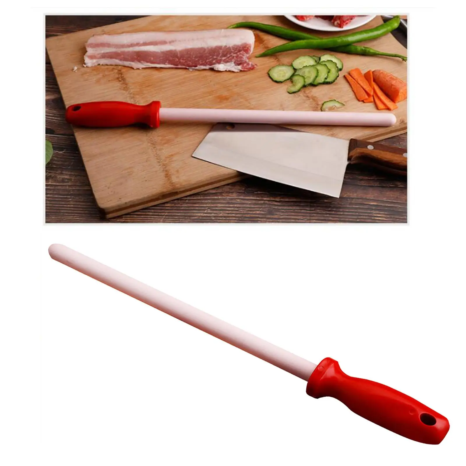 Portable Sharpener Bar Ceramic Rod Sharpener Operated Tools Quickly Sharpening Sharpener Rod for Household Kitchen Gadgets