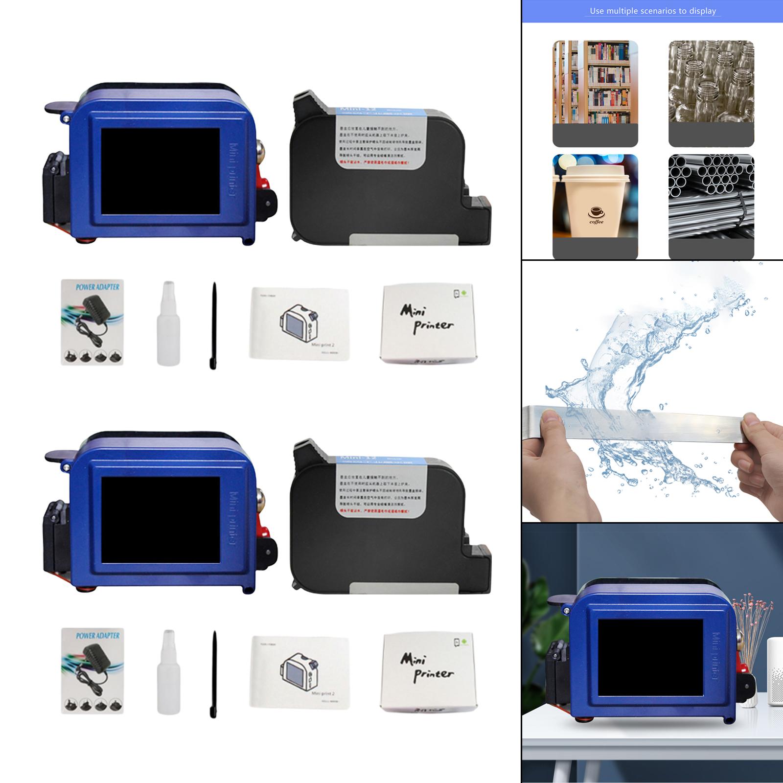 Mini Handheld Inkjet Printer Mobile Portable for Code Date Barcode Market