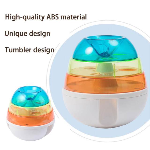 Treat Tower Dog Toy With Food Leaking Holes Mental Stimulation Slow Feeder  Adjustable Leaking Holes Teeth Grinding Pet Toy - AliExpress