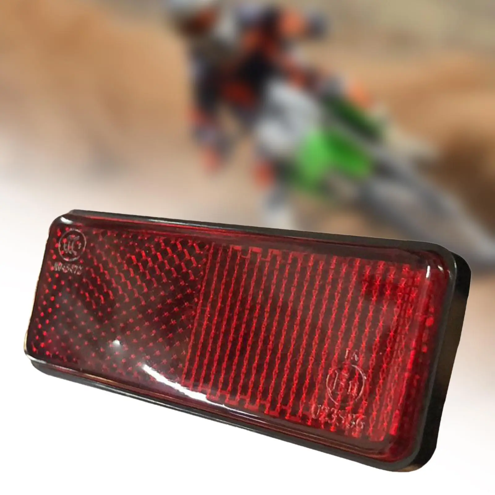Universal Motorcycle Red Reflector, Repair Part High Quality