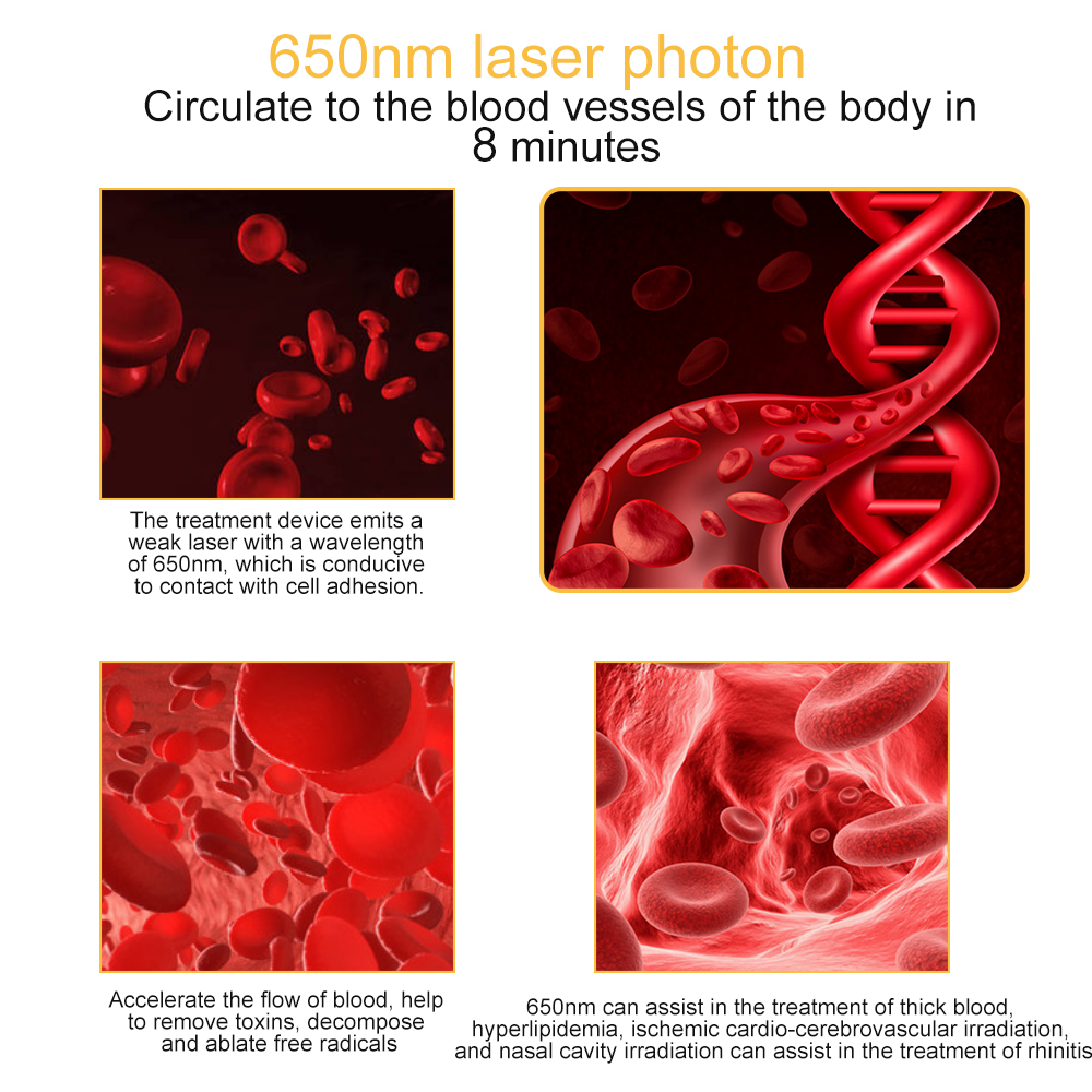 Laser Therapy Rhinitis Sinusitis Machine 650nm Nose Care Bionase Tinnitus Ear Laser Therapy LLLT Irradiation Media Deafness USB