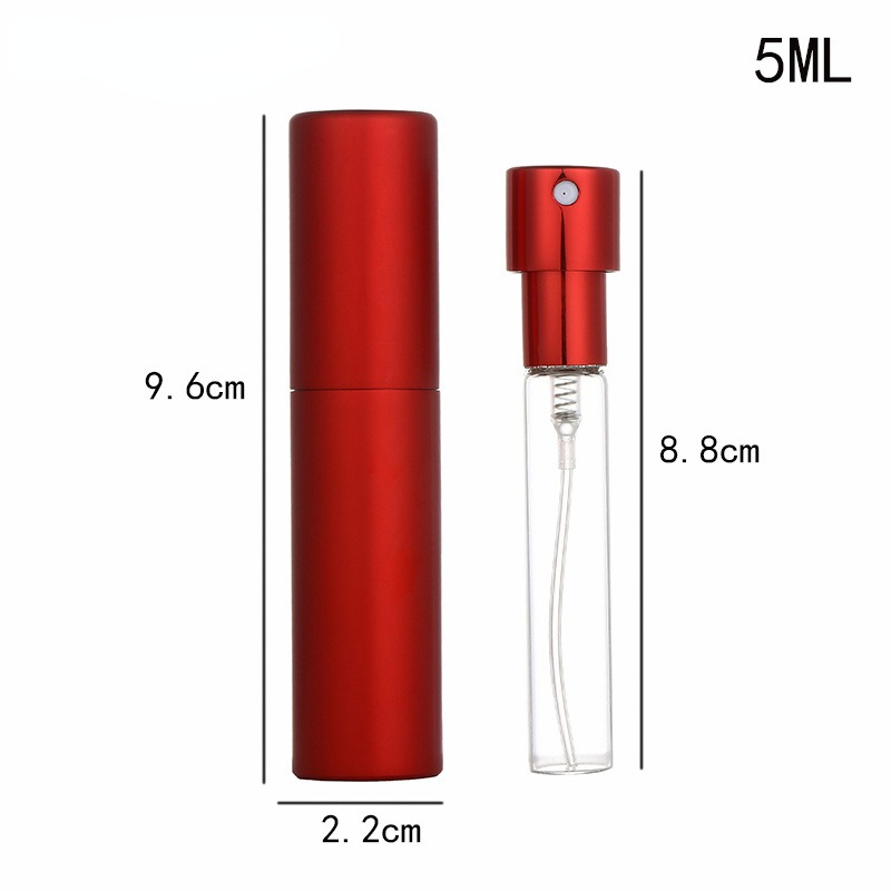 Best of Bottling Removable Spray Bottom Glass Line Perfume Rotary Liquid Water Container Head Empty Refullable Portable Reviews & Tips - Image 3