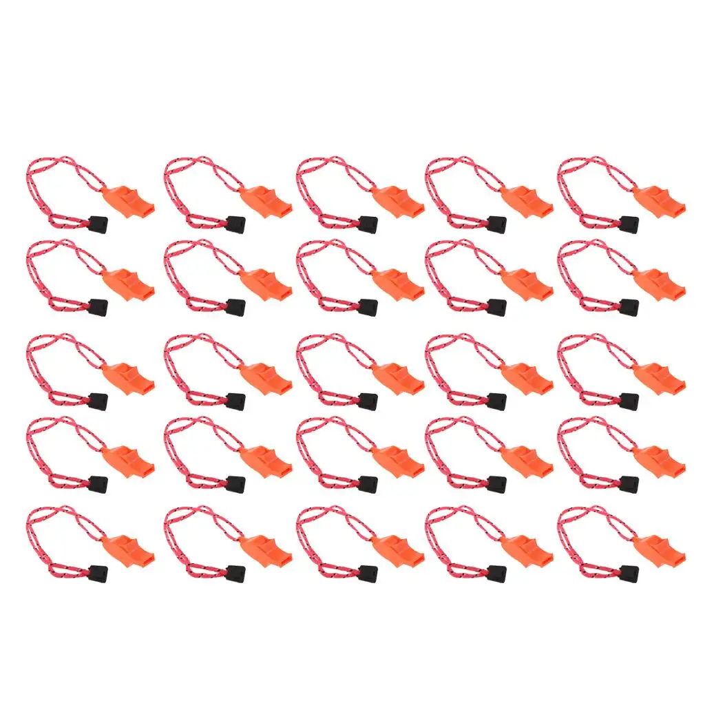 25pcs Sports s with Lanyard, Loud Crisp Sound  for Coaches, Referees, and Officials
