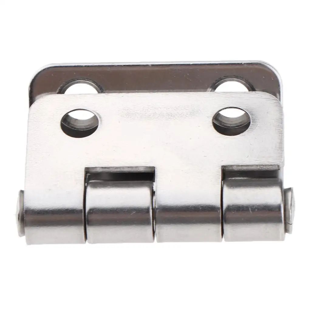 Marine Grade Stainless Steel Mirror Polished Door Hinge 1.5 x 1.5 inch for Boat, RVs