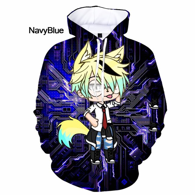 Men's Gacha Life 3D Imprimir Anime Hoodie, Moda Jumper, camisola bonito,  Desenhos animados Roupas, Streetwear, Quente, Japão, Popular - AliExpress