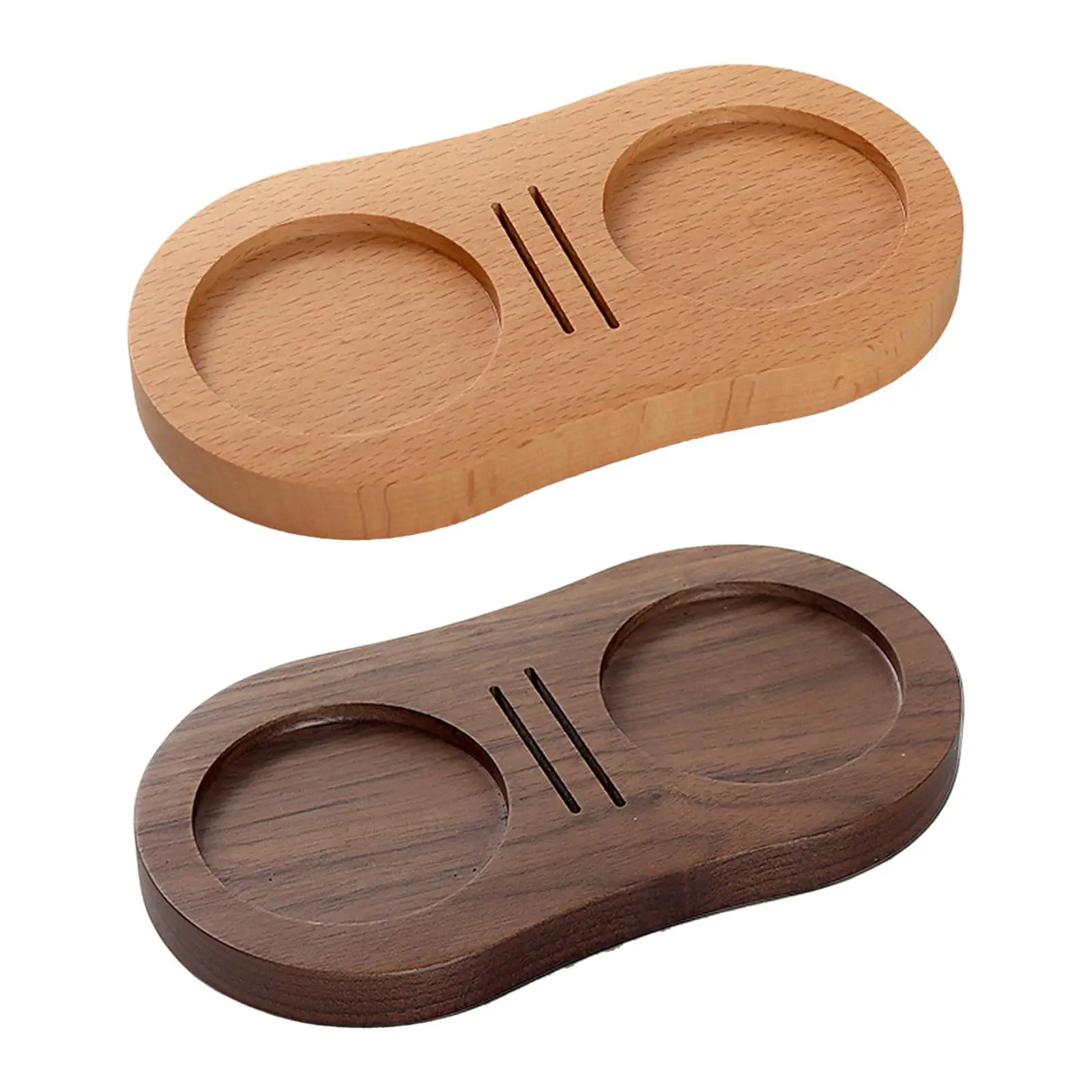 Wooden Coffee Tamper Holder Coffeeware Mat Non Slip Multifunctional Espresso