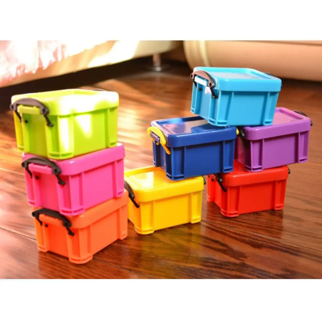 Mini Lock Box Candy Color Home Decoration Trumpet Mini Lock Box