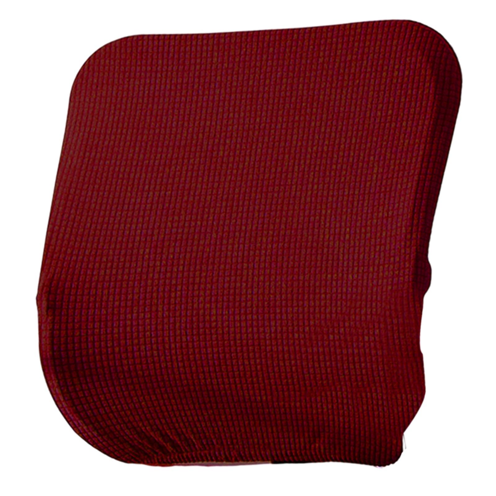 Chair Seat Slipcover Stretch Square Washable Waterproof Polyester Backrest Cover for Furnishing Decor Computer Chair Birthday