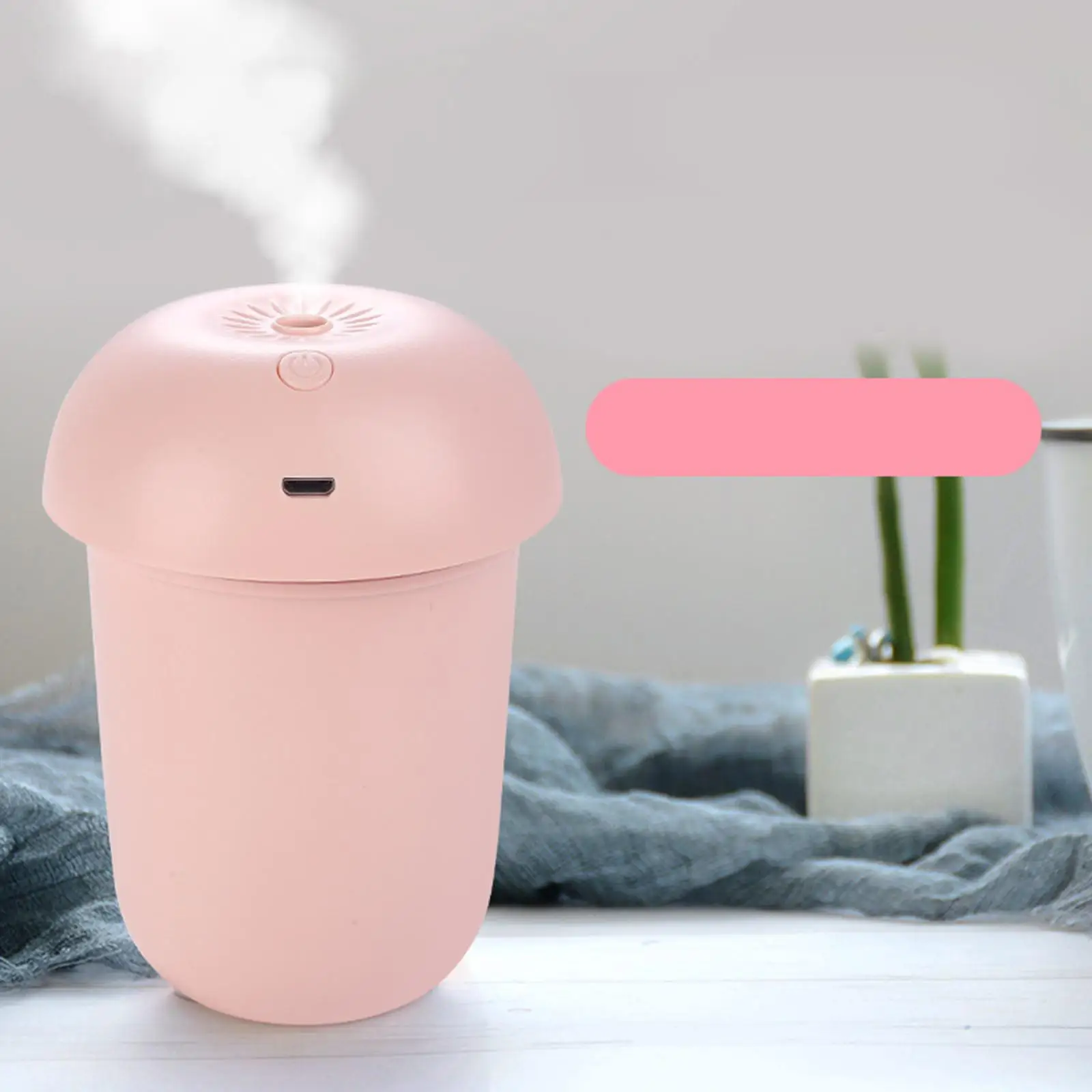 Mini Mushroom Air Humidifier 180ml Low Noise for Home Air Fresher Travel