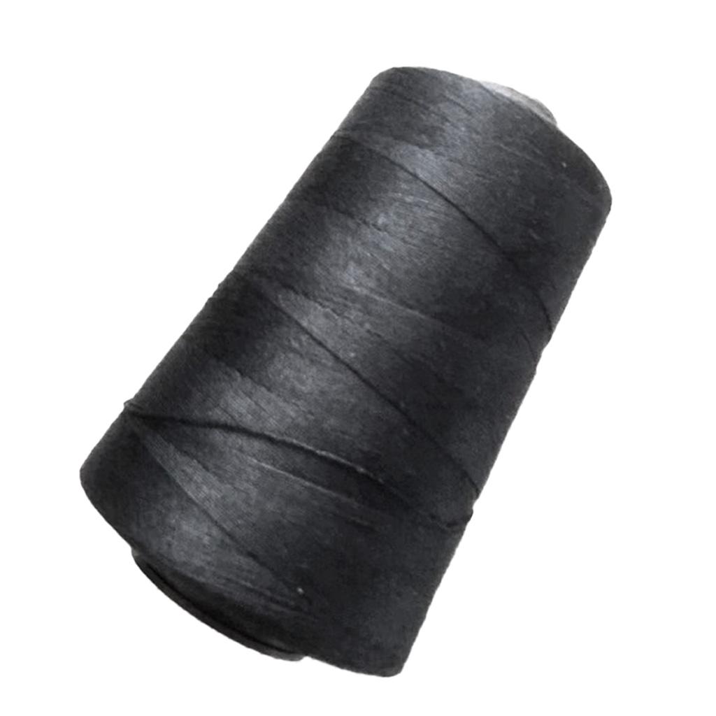 1 Spool Black Hair Track Weft Weave Sew Thread for Hair Bun extension Wig Making