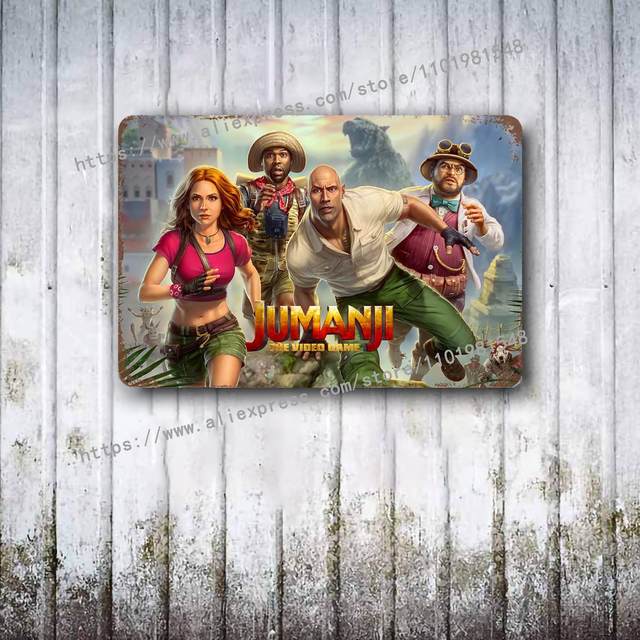 Jumanji The Video Game Decoration Art Poster Wall Art Personalized