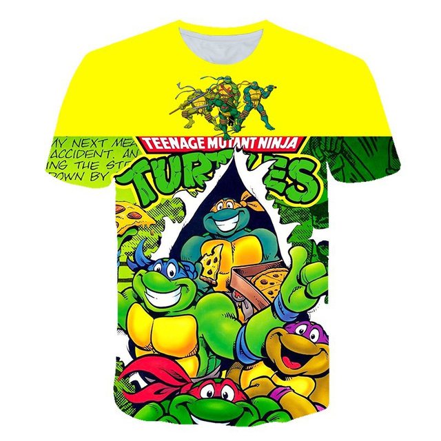 Teenage Mutant Ninja Turtles T Shirt Men Women Clothes Fashion Harajuku Tee  Summer 3D Print Adult T-shirt Streetwear Tops Gift - AliExpress